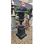 Cast Iron Urn with Handles